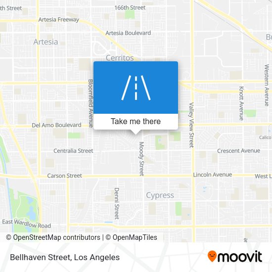 Mapa de Bellhaven Street