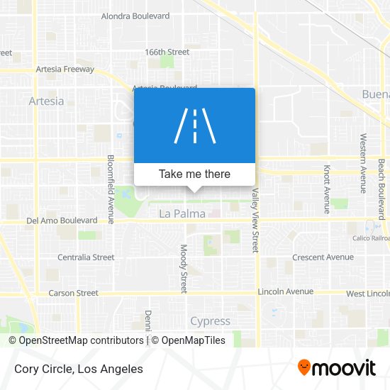 Mapa de Cory Circle