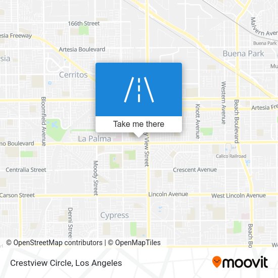 Mapa de Crestview Circle