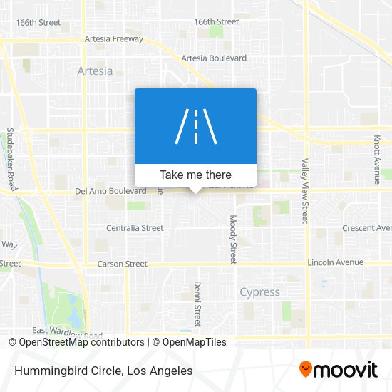 Hummingbird Circle map
