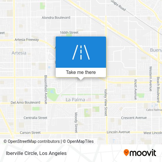 Mapa de Iberville Circle
