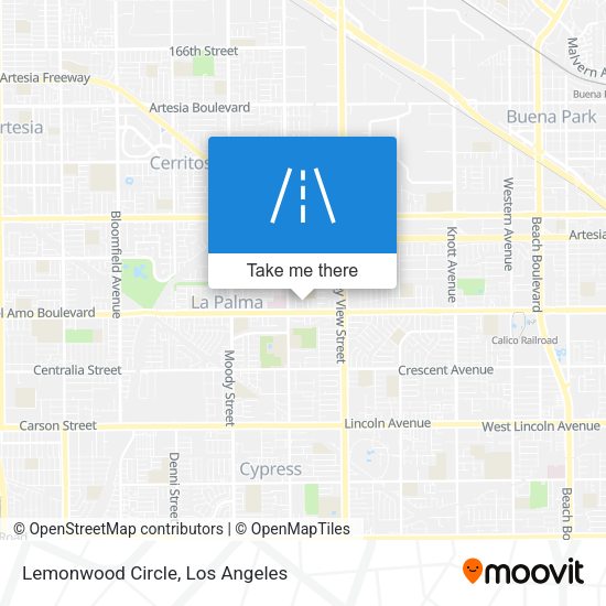 Lemonwood Circle map