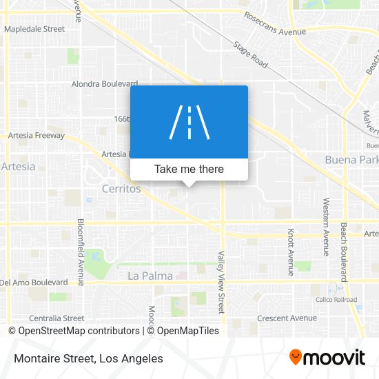 Montaire Street map