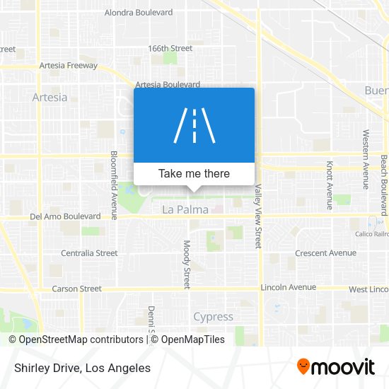Mapa de Shirley Drive