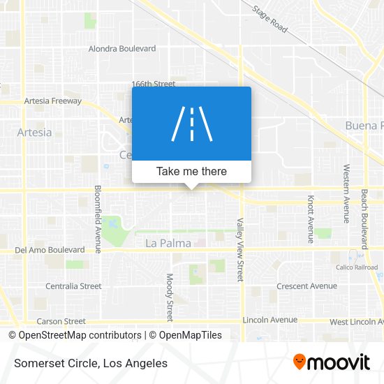 Somerset Circle map