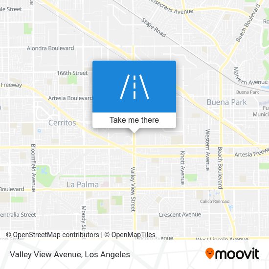 Valley View Avenue map