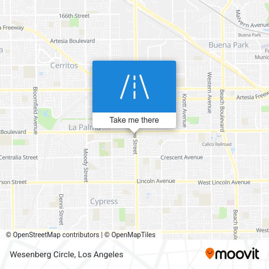 Mapa de Wesenberg Circle