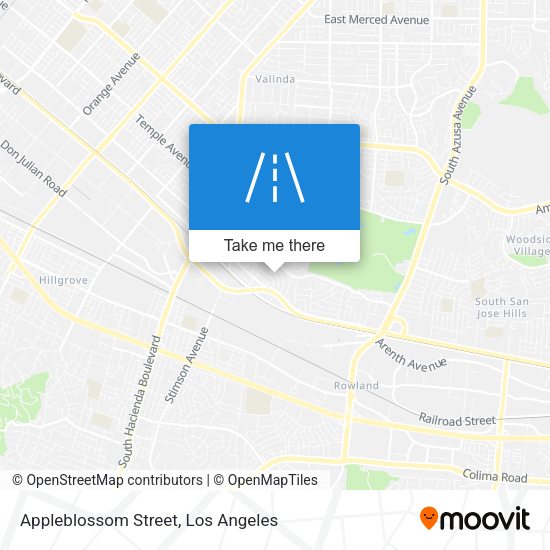 Mapa de Appleblossom Street