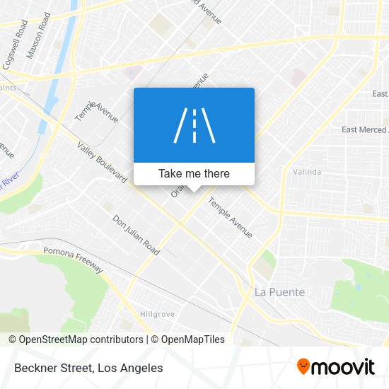 Mapa de Beckner Street