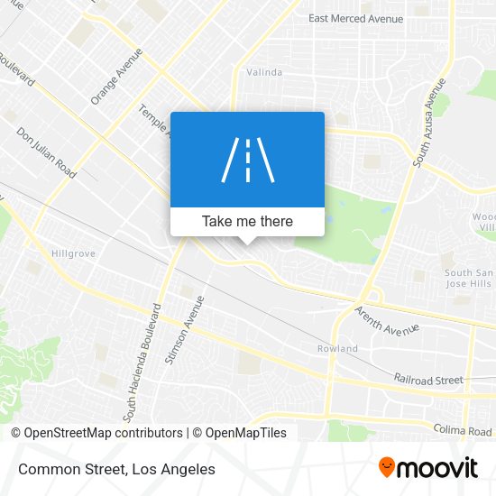 Mapa de Common Street