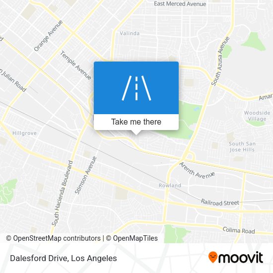 Mapa de Dalesford Drive