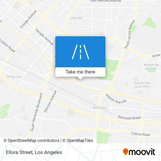 Mapa de Ellora Street
