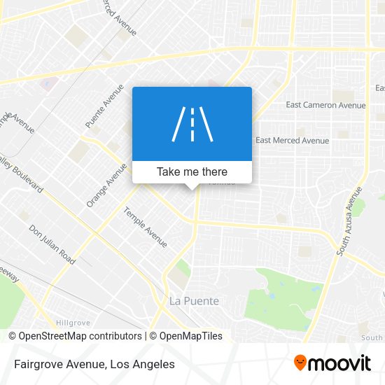 Mapa de Fairgrove Avenue