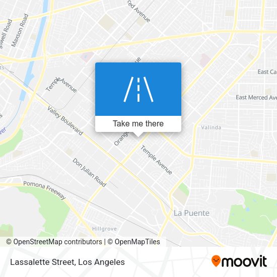 Lassalette Street map