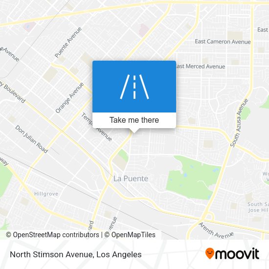 North Stimson Avenue map