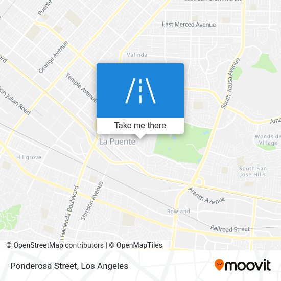 Mapa de Ponderosa Street