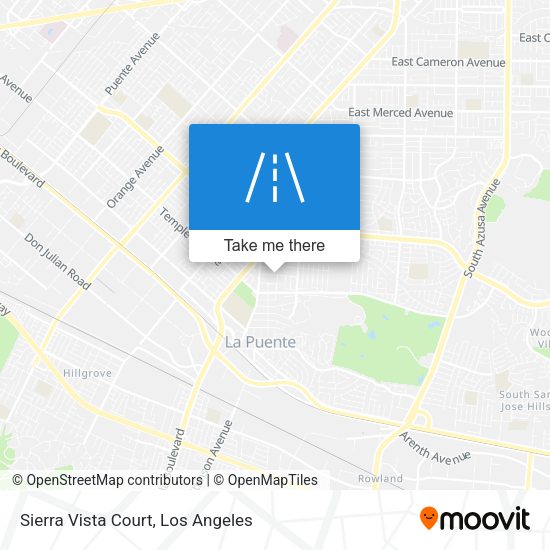 Mapa de Sierra Vista Court
