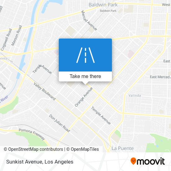 Mapa de Sunkist Avenue