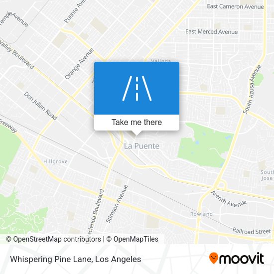 Mapa de Whispering Pine Lane