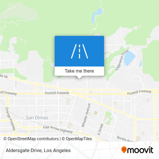 Aldersgate Drive map