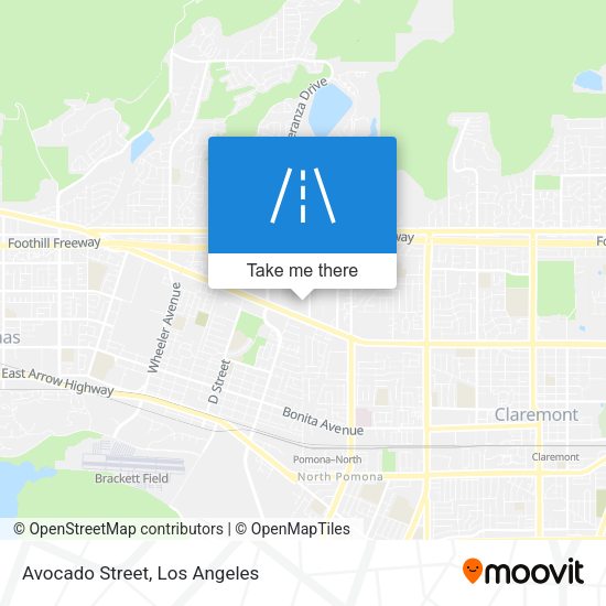 Mapa de Avocado Street