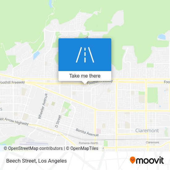 Mapa de Beech Street