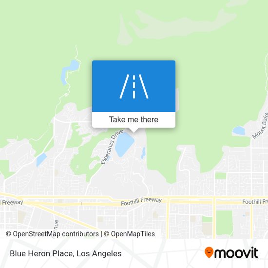 Blue Heron Place map