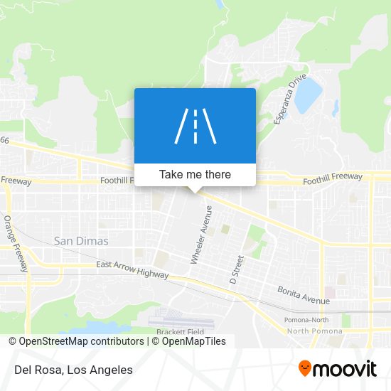 Mapa de Del Rosa