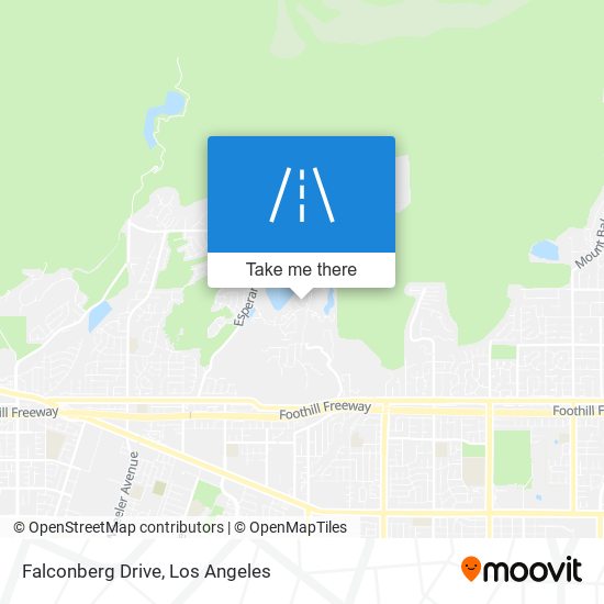 Mapa de Falconberg Drive