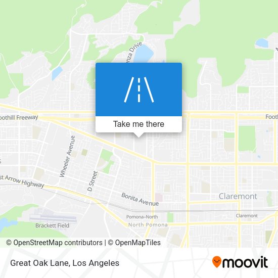 Mapa de Great Oak Lane