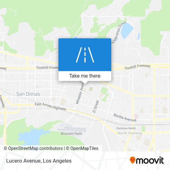 Mapa de Lucero Avenue