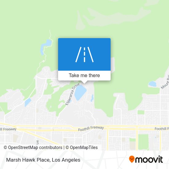 Marsh Hawk Place map
