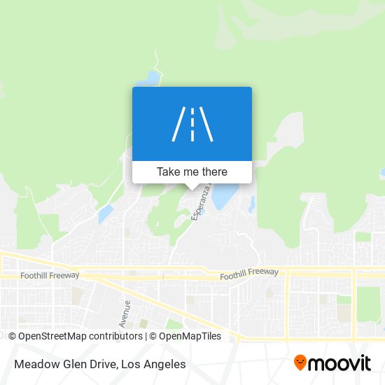 Meadow Glen Drive map