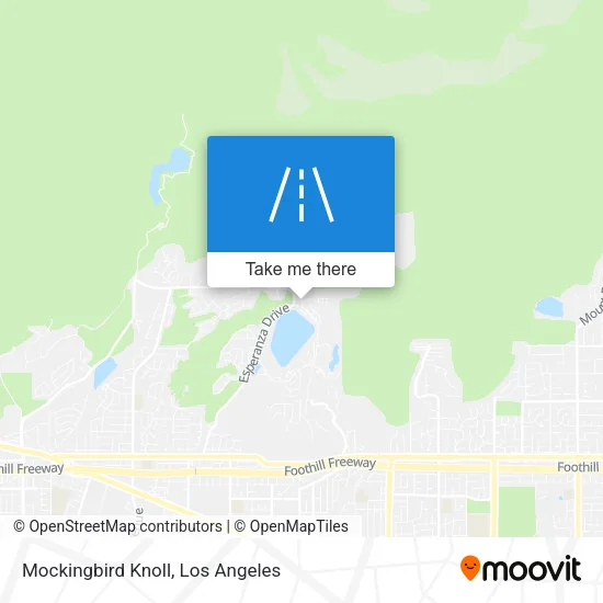 Mockingbird Knoll map