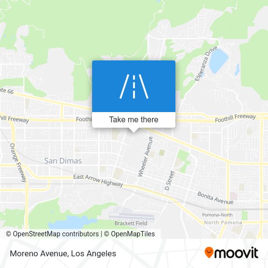 Mapa de Moreno Avenue