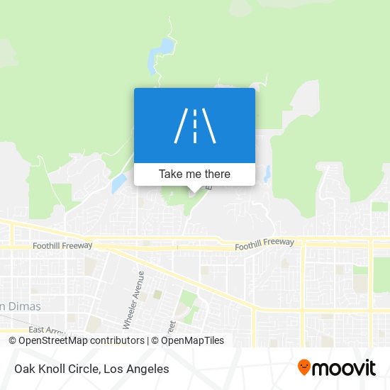 Mapa de Oak Knoll Circle