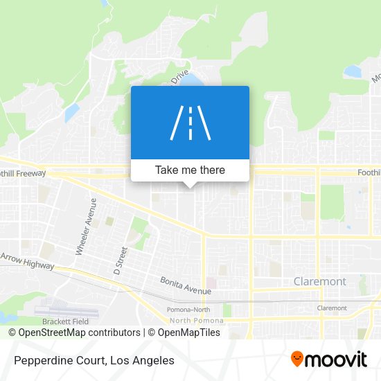 Mapa de Pepperdine Court
