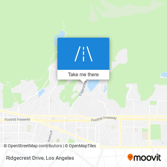 Mapa de Ridgecrest Drive