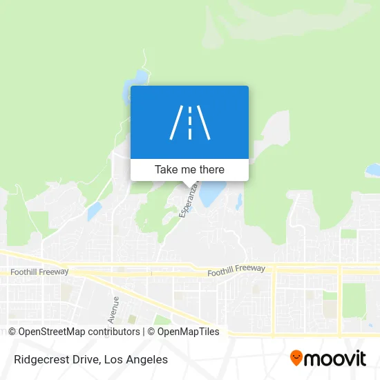 Ridgecrest Drive map