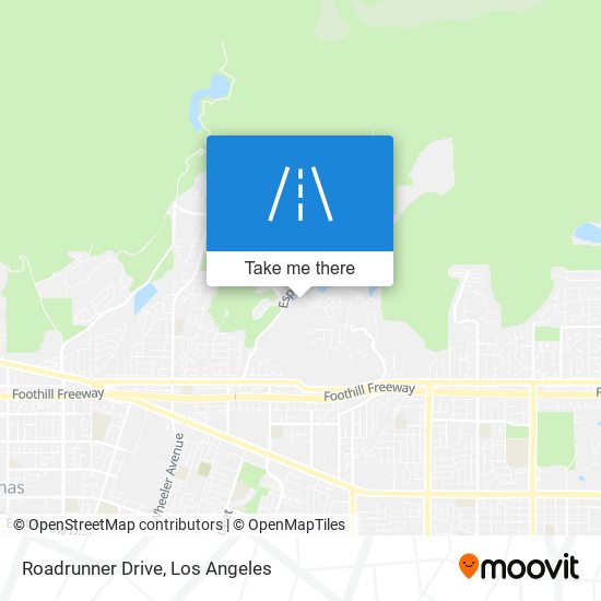 Roadrunner Drive map