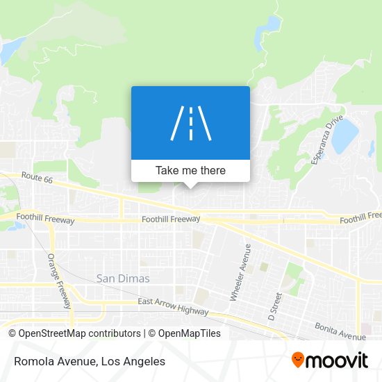 Mapa de Romola Avenue