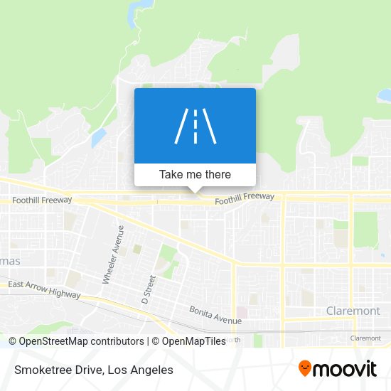 Mapa de Smoketree Drive