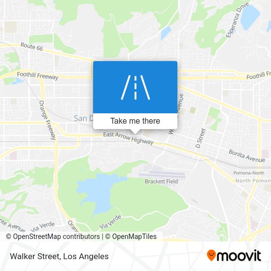 Mapa de Walker Street