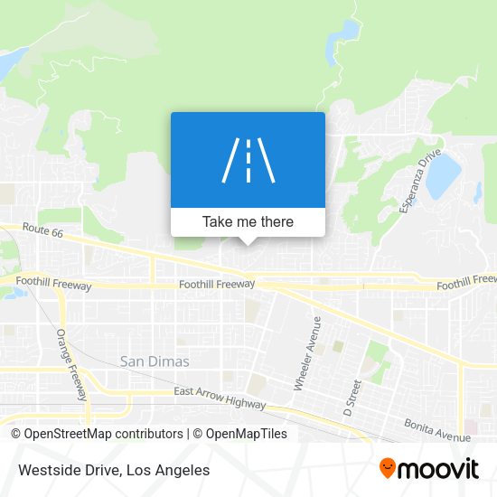 Westside Drive map