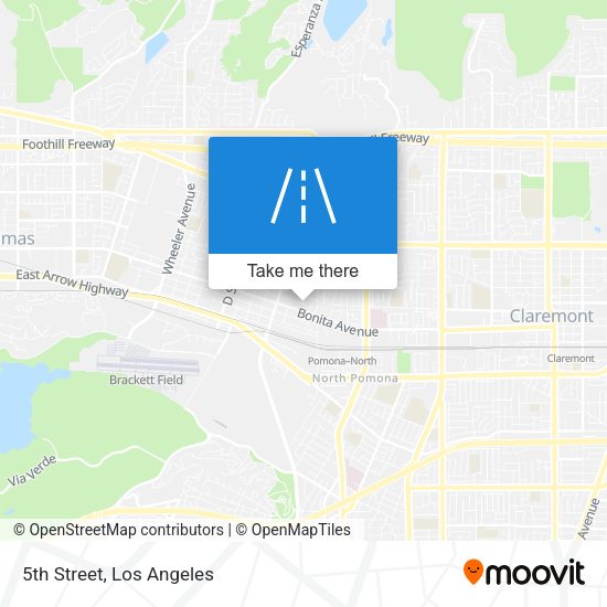 Mapa de 5th Street