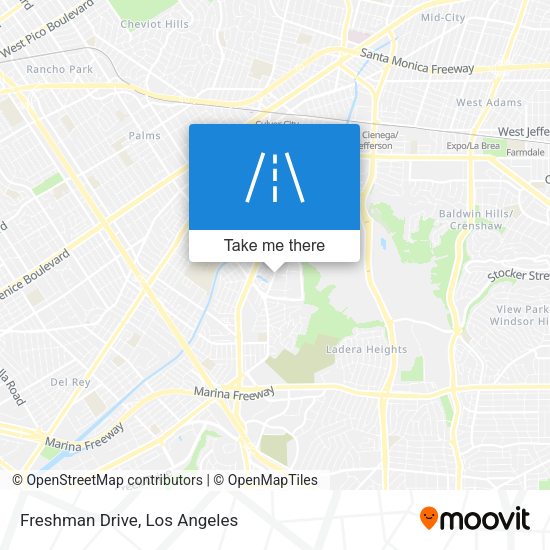 Mapa de Freshman Drive