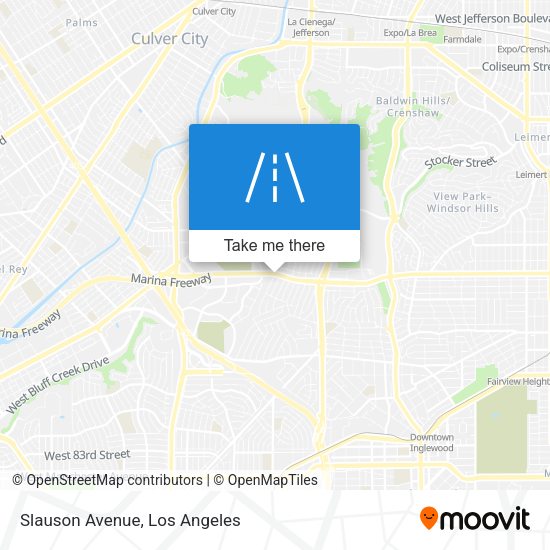 Slauson Avenue map