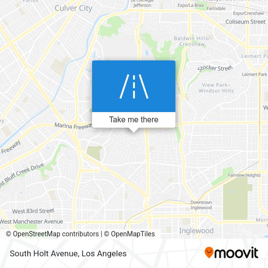 Mapa de South Holt Avenue