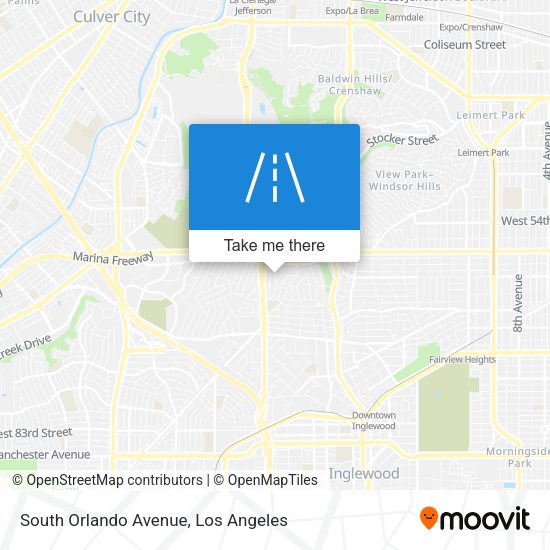 South Orlando Avenue map