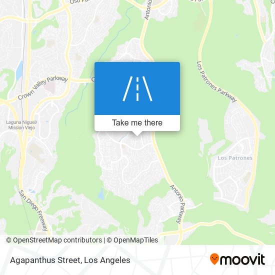 Mapa de Agapanthus Street